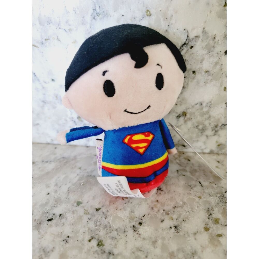 Hallmark Itty Bitty‎ SUPERMAN Plush Superman Clark Kent Stuffed Animal With Tag